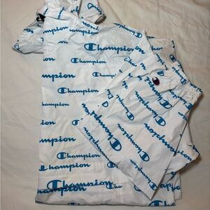 Champion White and Blue Athleticwear